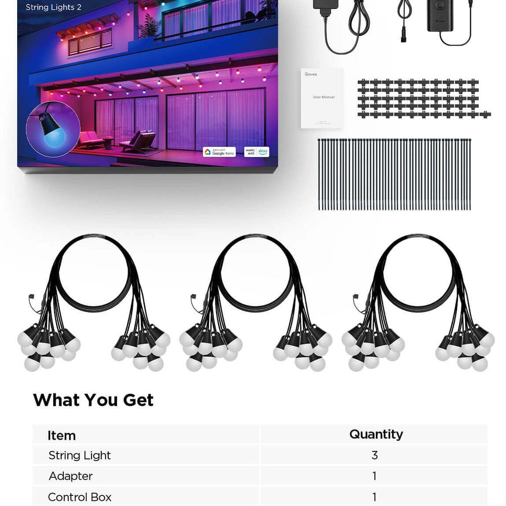 Govee Outdoor String Lights 2