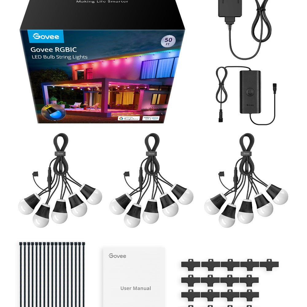 Refurbished Outdoor String Lights H1