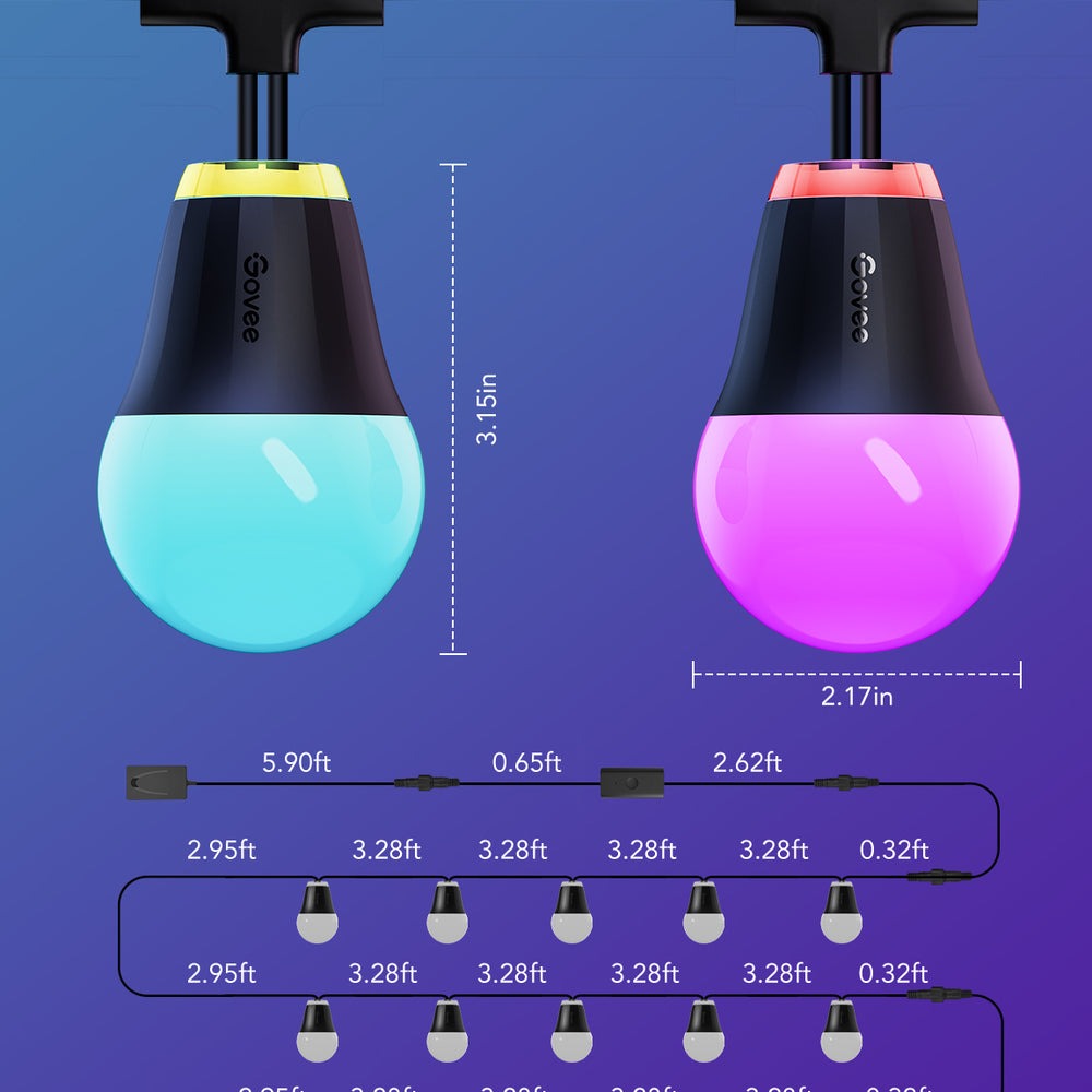 Refurbished Outdoor String Lights H1