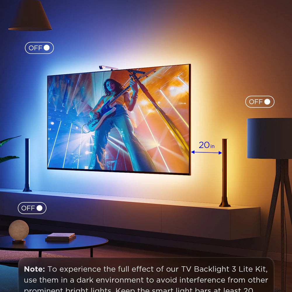 Govee TV Backlight 3 Lite Kit for 55-65 inches TVs