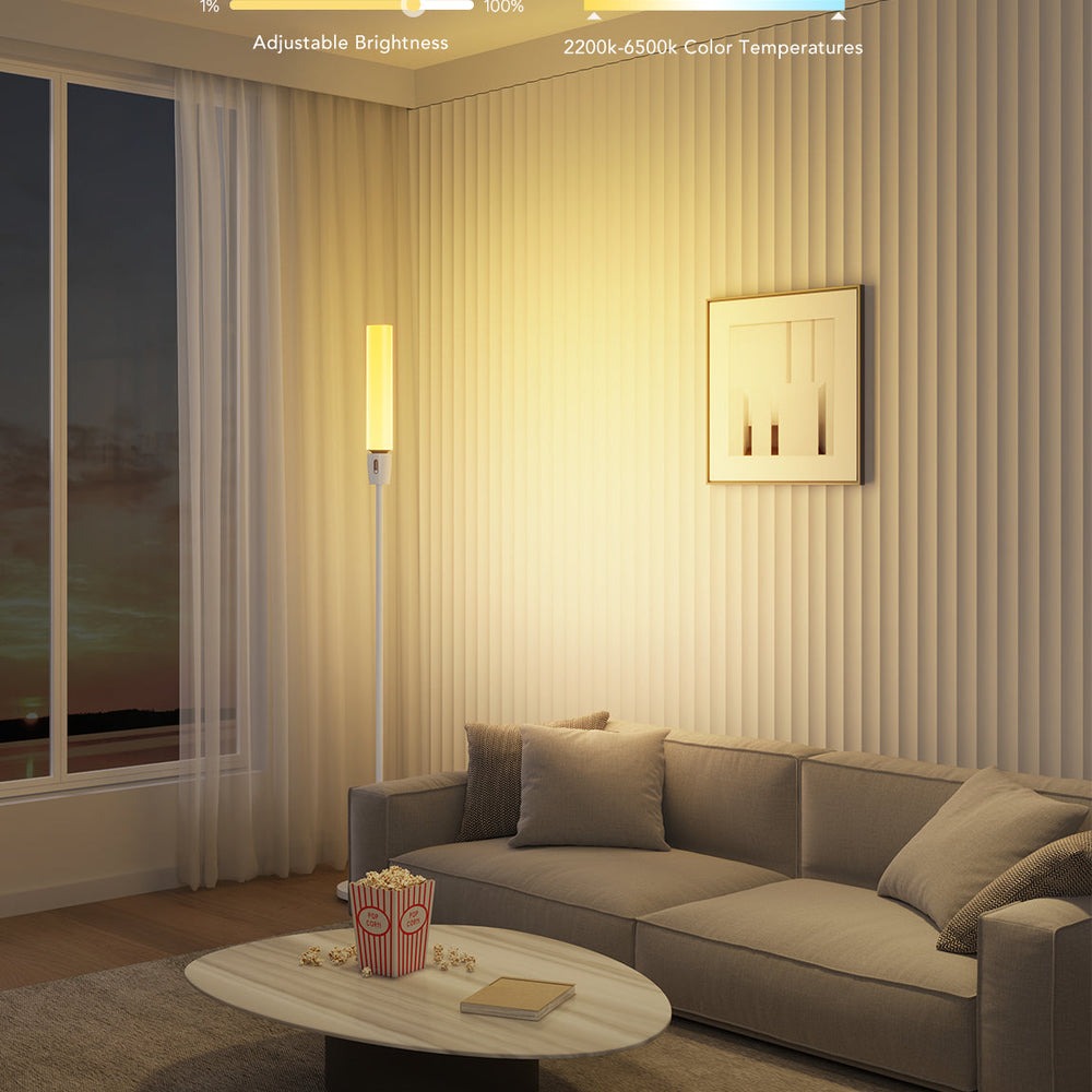 Refurbished Govee RGBICWW Cylinder Floor Lamp