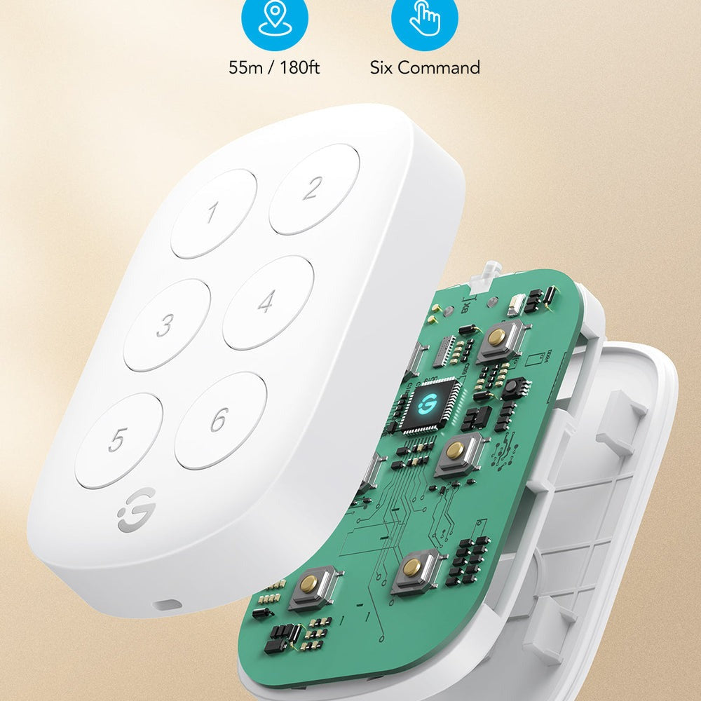 Refurbished GoveeLife Wireless Mini Smart 6 Button Sensor, Group Control Devices