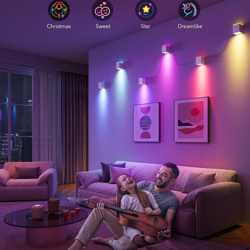 Govee RGBIC Cube Wall Sconces