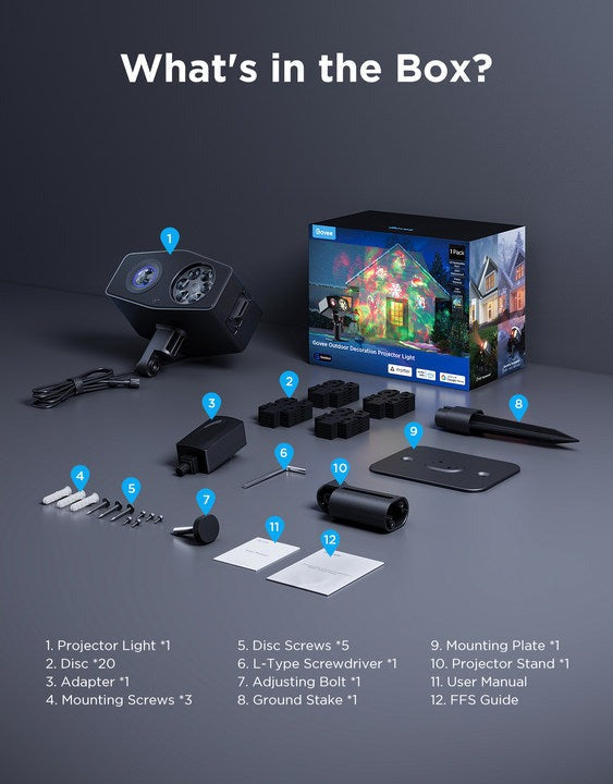 Govee Outdoor Decoration Projector Light