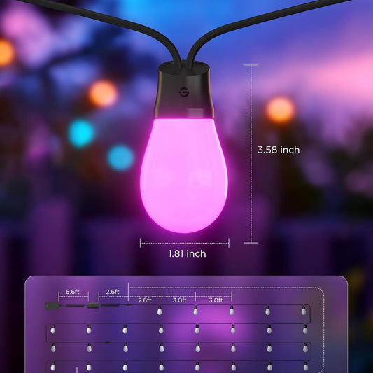 Govee Smart Outdoor S14 Bulb String Lights 2