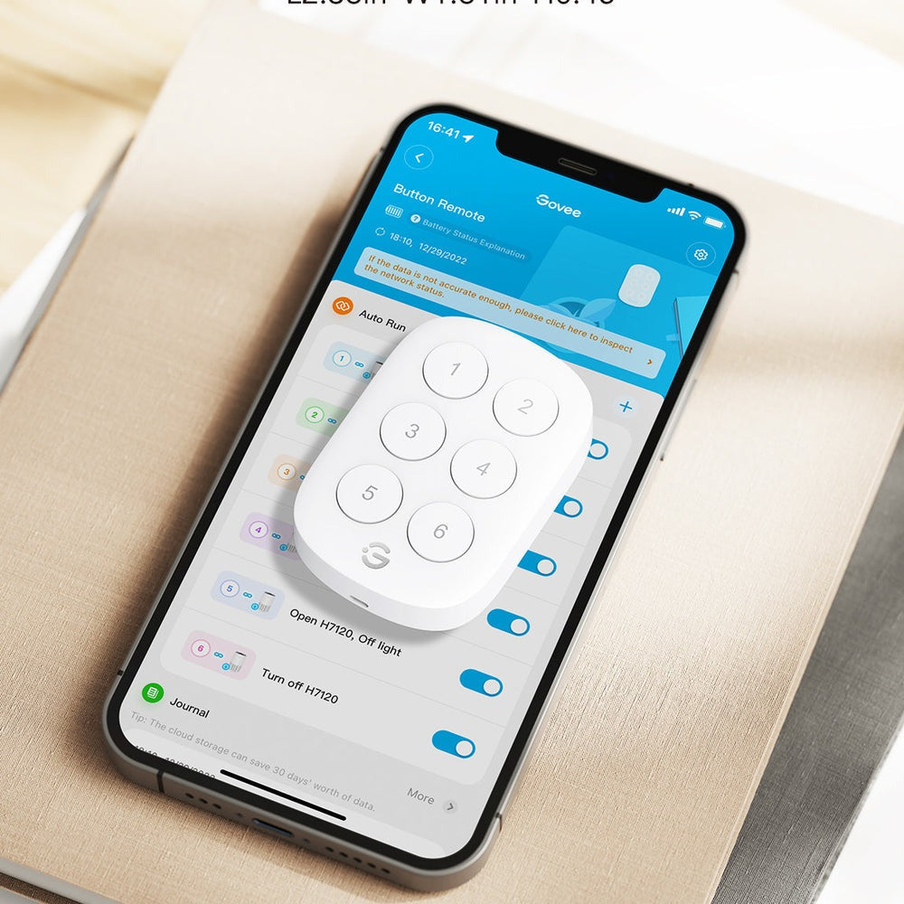 Refurbished GoveeLife Wireless Mini Smart 6 Button Sensor, Group Control Devices