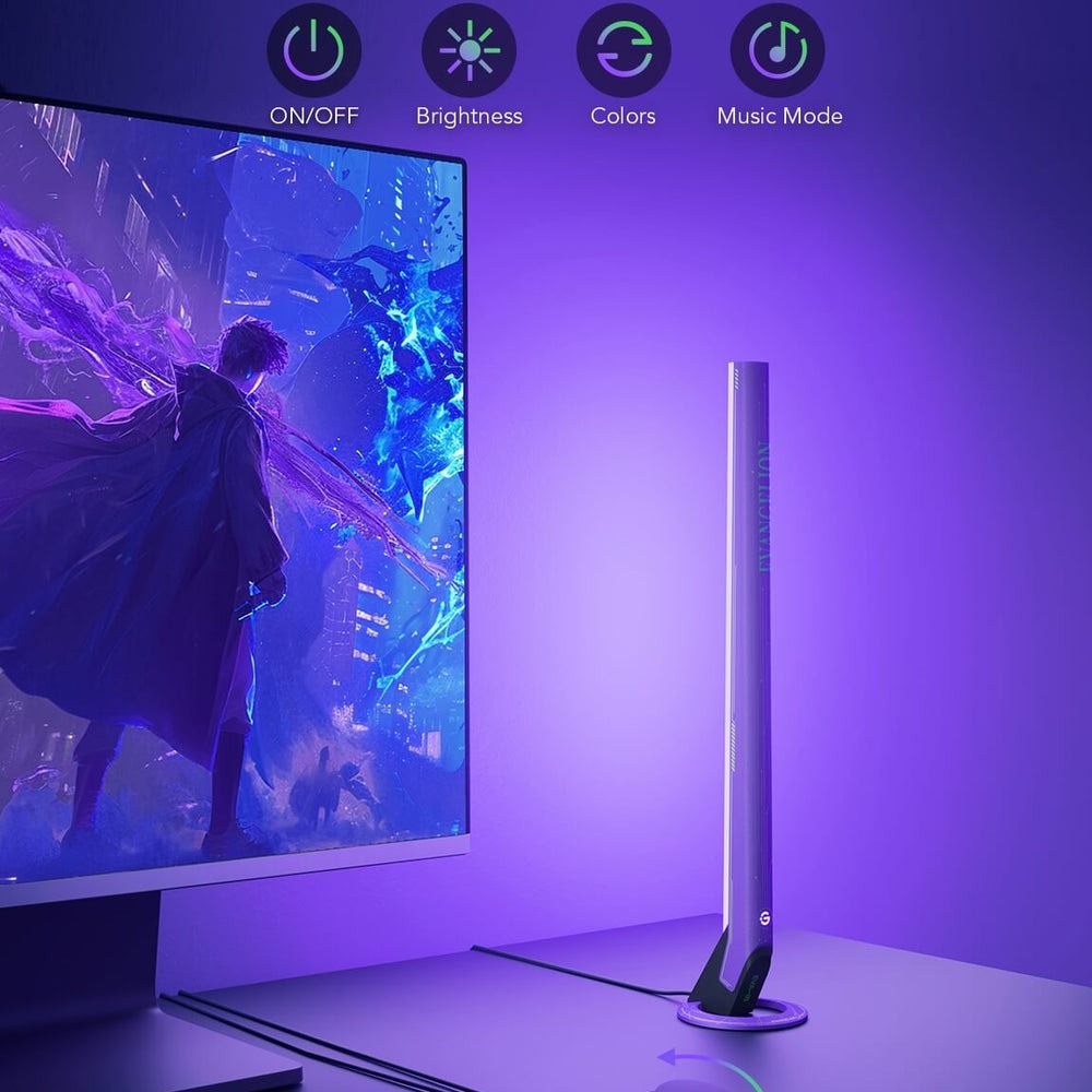 Refurbished Govee RGBIC Wi-Fi Gaming Light Bars with Smart Controller