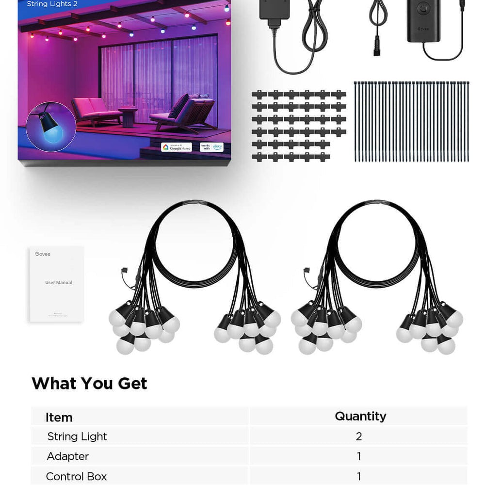 Govee Outdoor String Lights 2