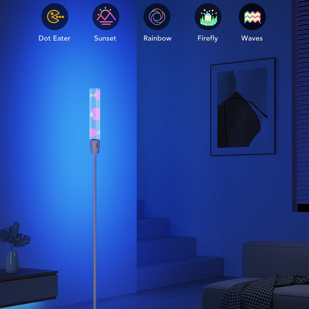 Refurbished Govee RGBICWW Cylinder Floor Lamp