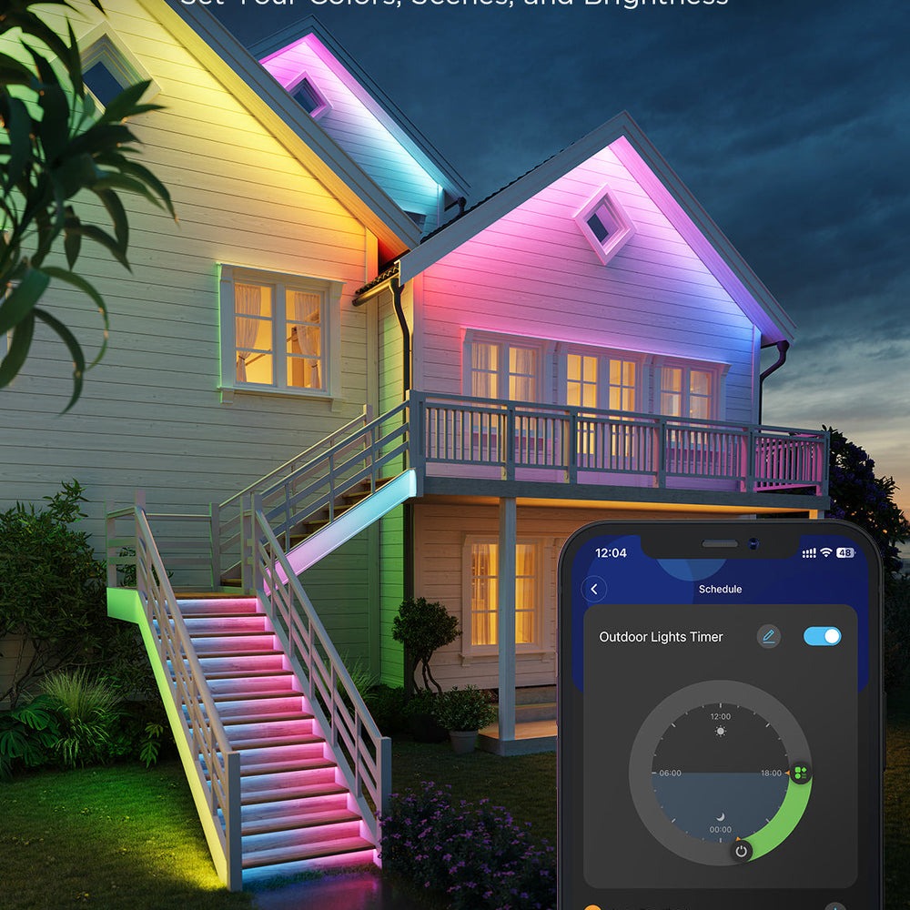 Govee Wi-Fi RGBIC Outdoor Strip Lights