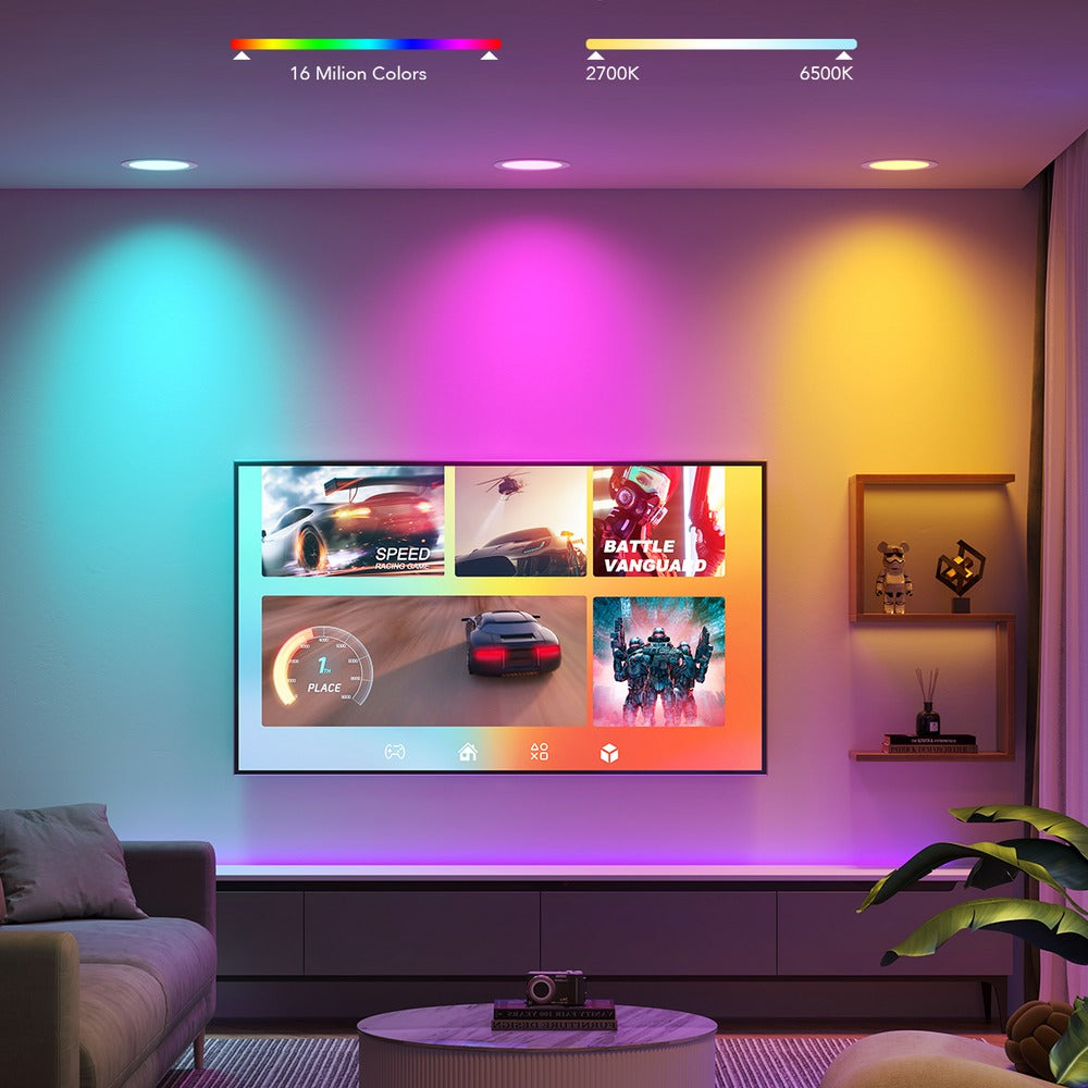 Govee 6-Inch Smart RGBWW Recessed Lights
