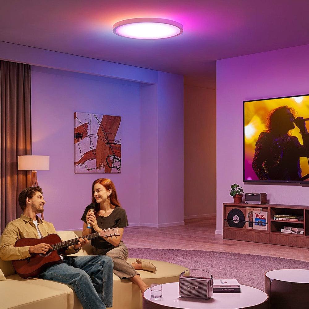 Govee 12-Inch RGBWW + RGBIC Smart Ceiling Light
