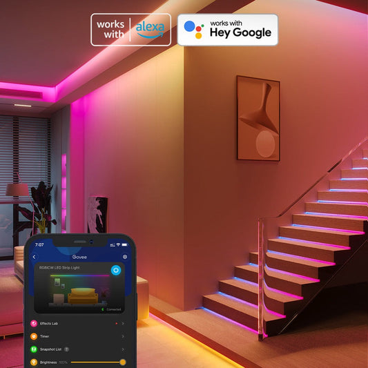 Refurbished Govee RGBICW LED Strip Lights