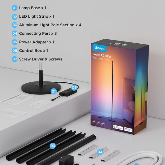 Govee RGBICW Smart Floor Lamp Basic