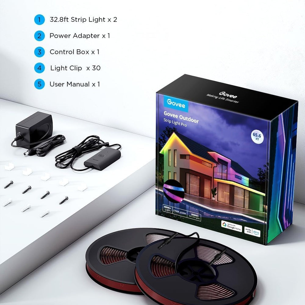 Govee RGBICWW Outdoor LED Strip Lights