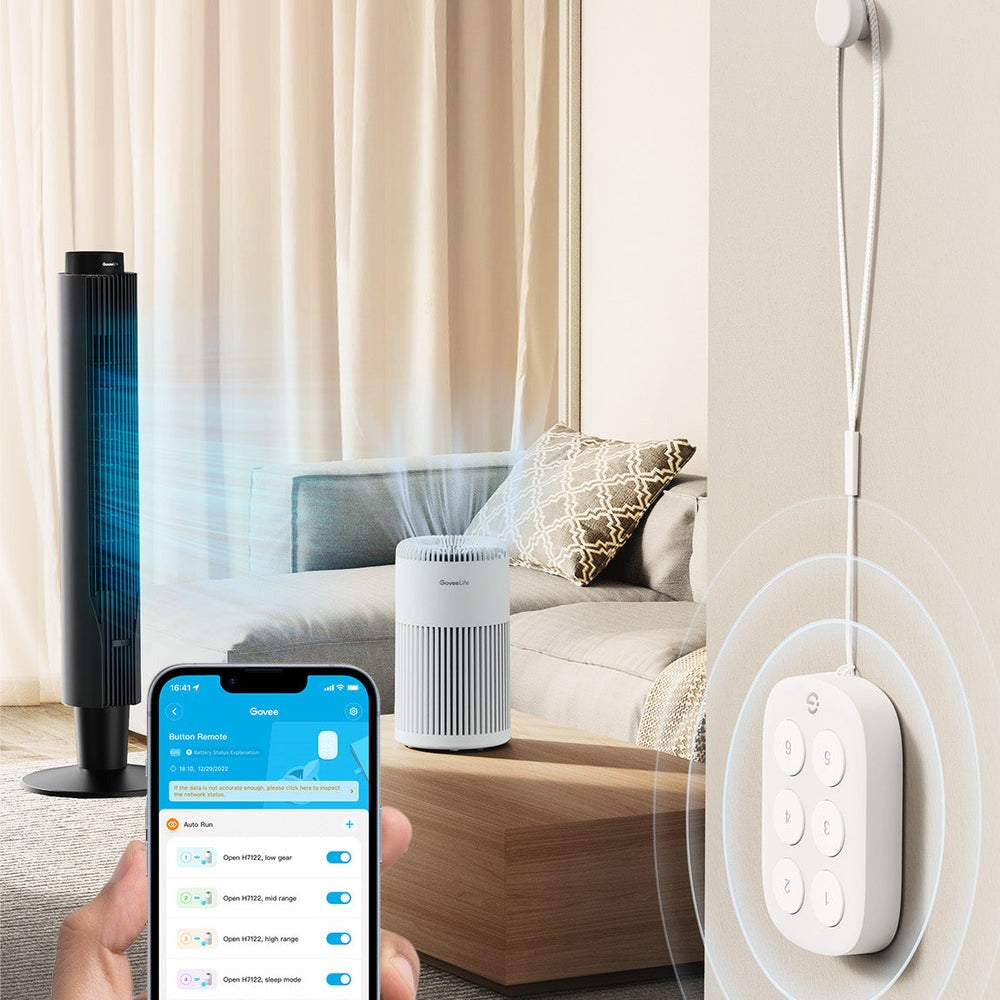 Refurbished GoveeLife Wireless Mini Smart 6 Button Sensor, Group Control Devices