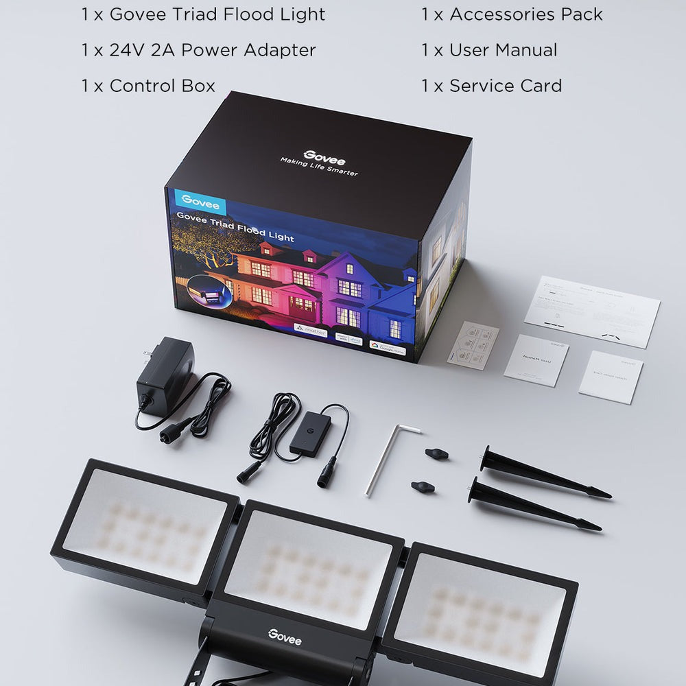 Govee Outdoor Triad Flood Lights