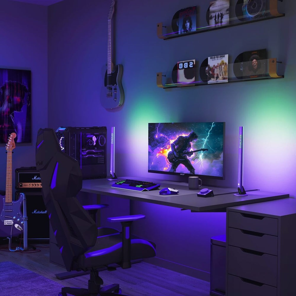 Refurbished Govee RGBIC Wi-Fi Gaming Light Bars with Smart Controller