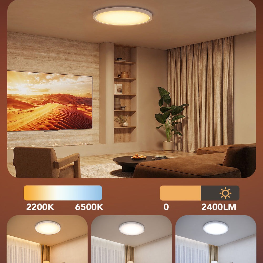 Govee 12-Inch RGBWW + RGBIC Smart Ceiling Light