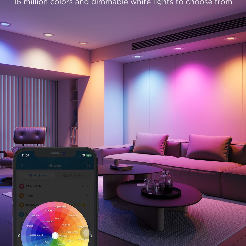 Govee 6-Inch Smart Retrofit Recessed Can Lights